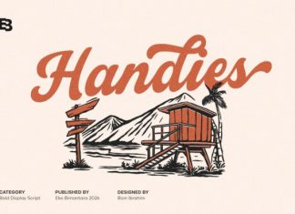 Handies Script Font preview image 1