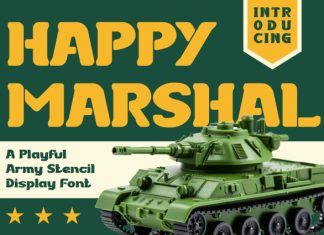 Happy Marshal Font preview image 1
