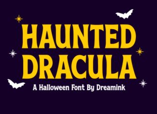 Haunted Dracula Font preview image 1