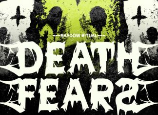 Hellver – Horror Display Font preview image 2