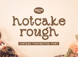 Hotcake Rough Font preview image 1