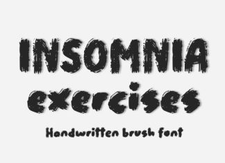 Insomnia Exercises Font preview image 1