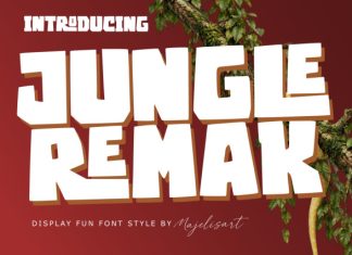 Jungle Remak – Display Font preview image 1