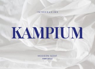 Kampium Serif Font preview image 1