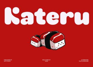 Kateru – Bold Food Branding Font preview image 1