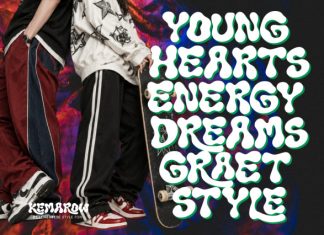 Kemarow – Psychedelic font preview image 2