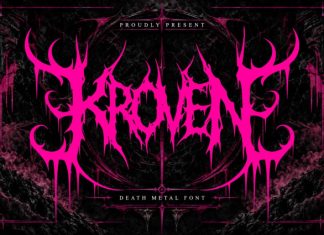 Kroven Font preview image 1