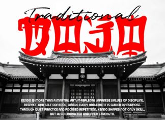 Kurojin Japanese Brush Font preview image 3