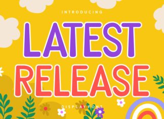 Latest Release Font preview image 1