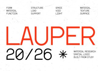 Lauper – Modern Geometric Font preview image 1