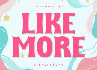 Like More Font preview image 1