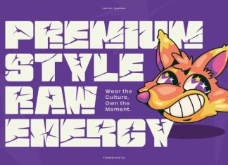 Lokistar – Bold Chunky Display Font preview image 2