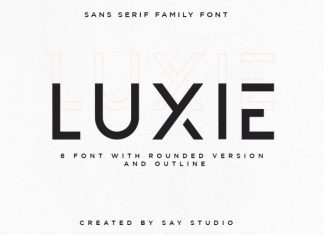 Luxie – Sans Serif Font preview image 1