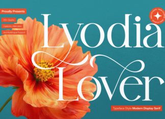 Lyodia Lover Modern Display Serif Font preview image 1