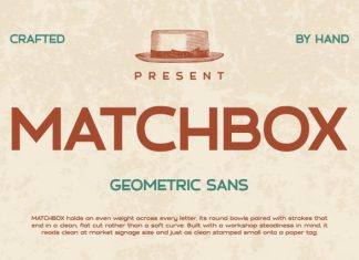 MATCHBOX Font preview image 3