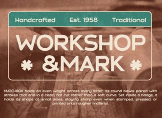 MATCHBOX Font preview image 2