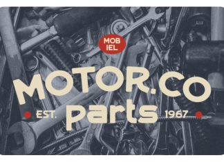 MOBIEL Font preview image 2