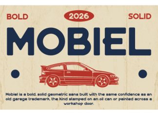 MOBIEL Font preview image 1