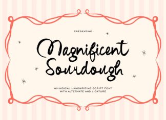 Magnificent Sourdough Font preview image 1