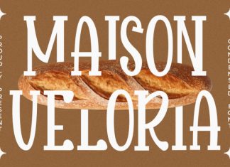 Maison Veloria Condensed Font preview image 1