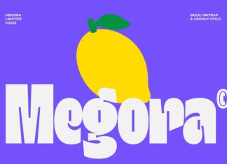 Megora – Bold Inktrap Font preview image 1