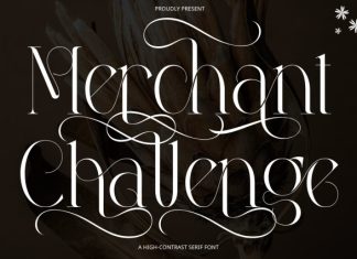 Merchant Challenge Font preview image 1