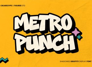 Metro Punch Font preview image 1