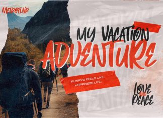 Metroflair – Simple Pure Hand Drawn Font preview image 3