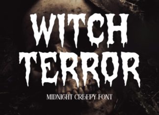 Midnight Creepy Font preview image 2