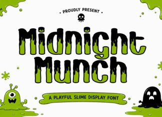 Midnight Munch – Creepy Cartoon-Inspired Font preview image 1