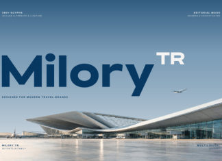 Milory TR – Wide Geometric Sans Font for Travel preview image 1