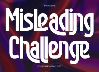 Misleading Challenge Font preview image 1