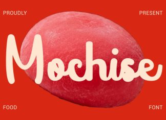 Mochise Food Font preview image 1