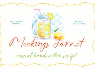 Mockings Jarmet – Casual Handwritten Script Font preview image 1