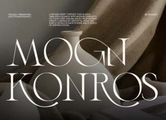 Mogn Konros Font preview image 1