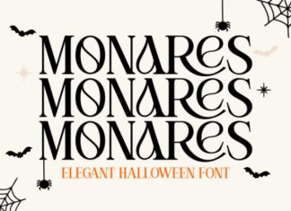Monares Font preview image 1
