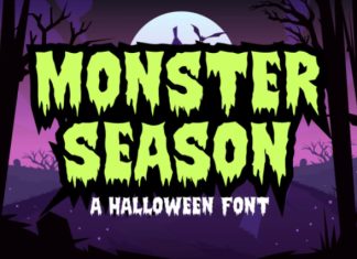 Monster Season Font preview image 1