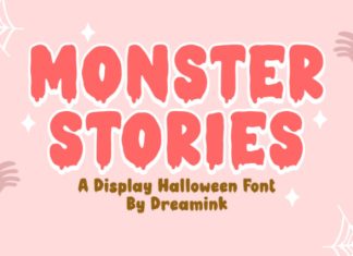 Monster Stories Font preview image 1