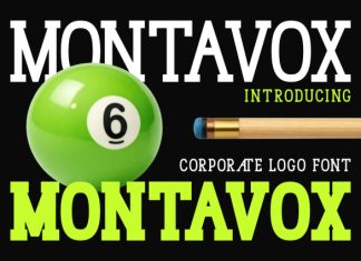 Montavox Font preview image 1