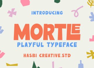 Mortle – Playful Display Font preview image 1