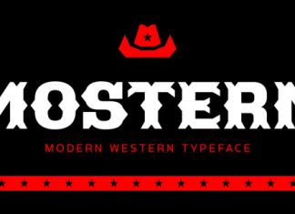 Mostern Font preview image 1