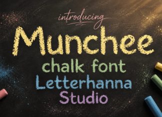 Munchee Playful Chalk Font preview image 1