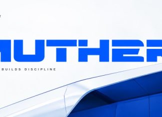 Muther – Sport Bold Display Font preview image 1