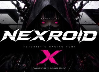 NEXROID Font preview image 1