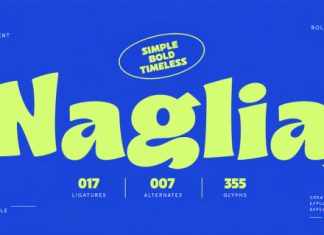 Naglia Font preview image 1