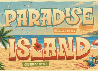 Nestafu – Hawaiian Display Font preview image 3
