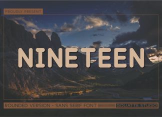 Nineteen Font preview image 1