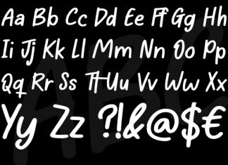 Notebook Writing Font preview image 3