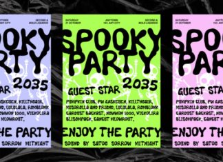 October Spooky Font preview image 3
