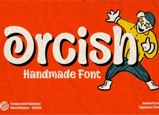 Orcish – Handmade Font preview image 1